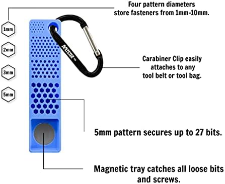 Vijtster | Bit držač privjesak za ključeve | Silikonski organizator dok je na poslu | Magnetic | Fleksibilna guma | Bitster