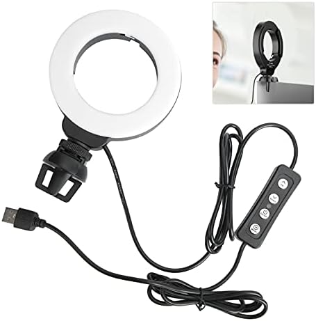 LED svjetlo kruga, crno svjetlo za punjenje selfija 4 inča USB plastike za punjenje za prijenos uživo za konferenciju za nastavu za Online obrazovanje