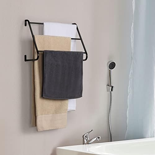 Stalak za peškire za kupatilo zidni nosač merdevine za peškire 3-slojna vješalica za peškire stalak metalni držač