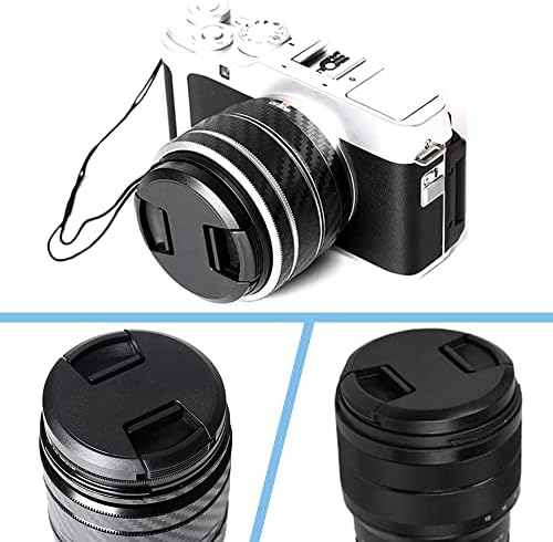 55 mm Snap-on COP za Sony E F / 3.5-5.6 18-135 OSS objektiv za Sony Alpha A6600 A6400, vatrogasno poklopac