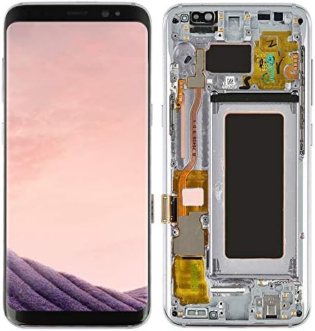 Lysee LCD ekrani za mobilni telefon-S8 G950 LCD za Samsung Galaxy S8 LCD G950 G955 LCD ekran osetljiv na dodir digitalizator S8 ekran za Galaxy S8 ekran zamenite okvir -