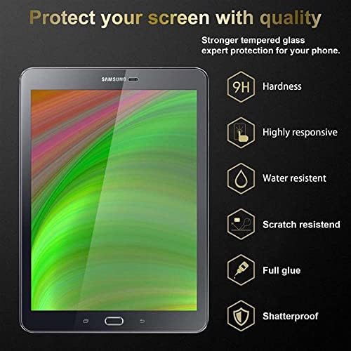 Cadorabo 3x kaljeno staklo kompatibilno sa Samsung Galaxy Tab S2 SM-T815N / T813N / T819N u visokoj prozirnosti - 3 Zaštita ekrana 3D dodir kompatibilna sa 9h tvrdoćom-čuvar ekrana