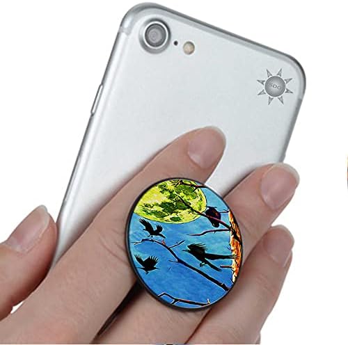 Ravens Full Moon Twilight Telefon Grip za mobilni telefon Stand odgovara iPhoneu Samsung Galaxy i više