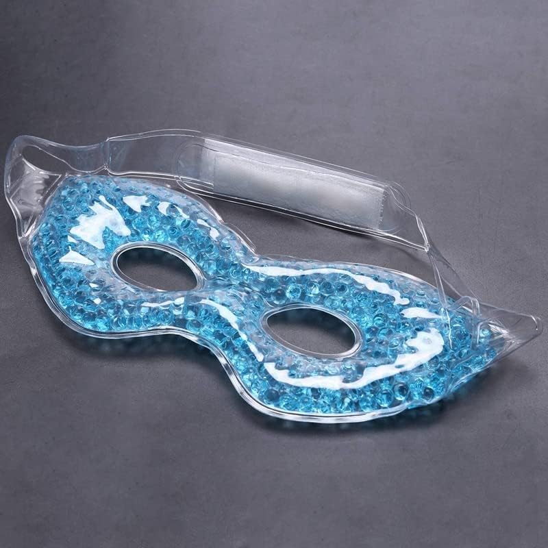 Ancac hladno spavanje maska ​​za oči ledenog hladnog plavog komprimiranja gel sjenila za omota za olakšanje