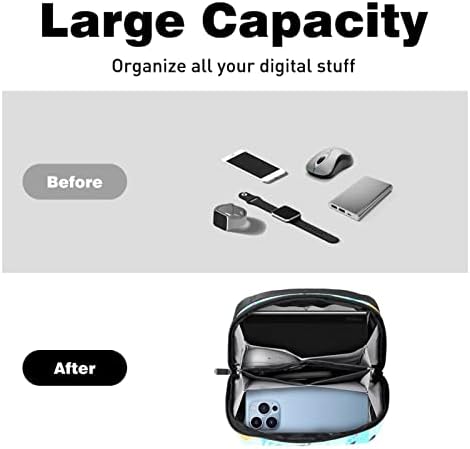 Prijenosni elektronski Organizator torbice šarene Marine Life putni kabl torba za čuvanje tvrdih diskova, USB, SD kartica, punjač, Power Bank, slušalice