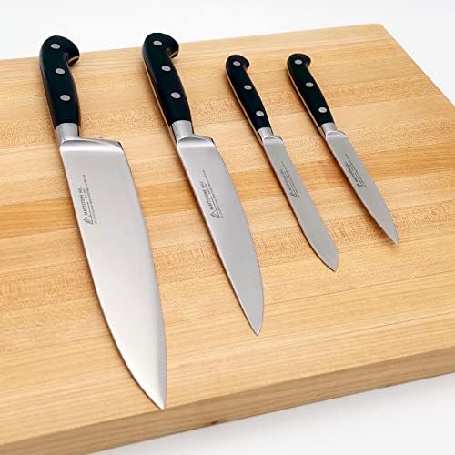 Set noža-set kuhinjskih noža MATTSTONE HILL - kuharski nož, kuharski nož, nazubljeni uslužni program, nož za čišćenje noža