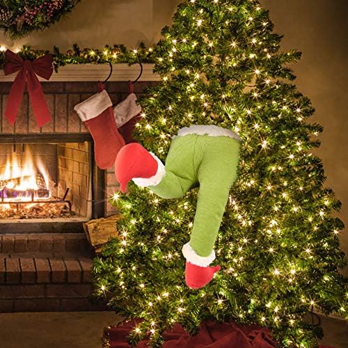 15.7in Plish ukras za noge Noge punjene za božićno drvce Božić za kućni dekor ukras za božićno drvce