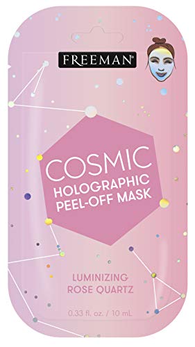Freeman Beauty Cosmic Glow Set maska za lice za njegu kože, sa maskama za ljuštenje i silikonskim puferom za maske za lice