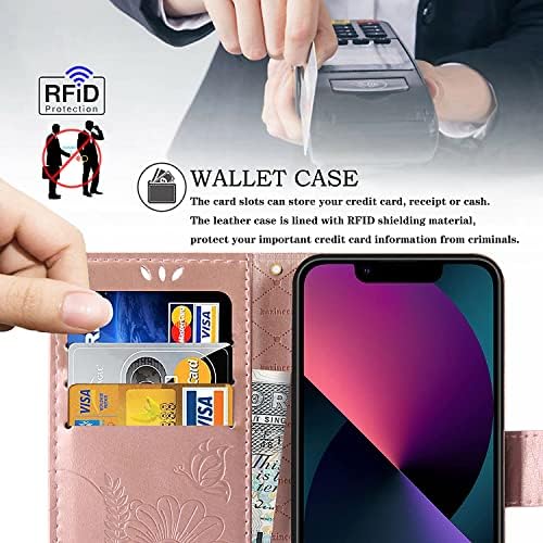 kazineer kožna Navlaka za novčanik futrola za iPhone 13 5G, sa utorima za držač kartica RFID