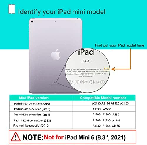 LTROP Dječija futrola za iPad Mini 5/4/3/2/1, iPad Mini futrola od 7,9 inča sa naramenicom, futrola