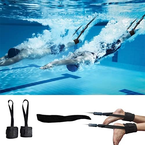 Lhllhl Podesivi plivanje otpornost na trening elastični remen za plivanje Vježbači sigurnosne konope lateks