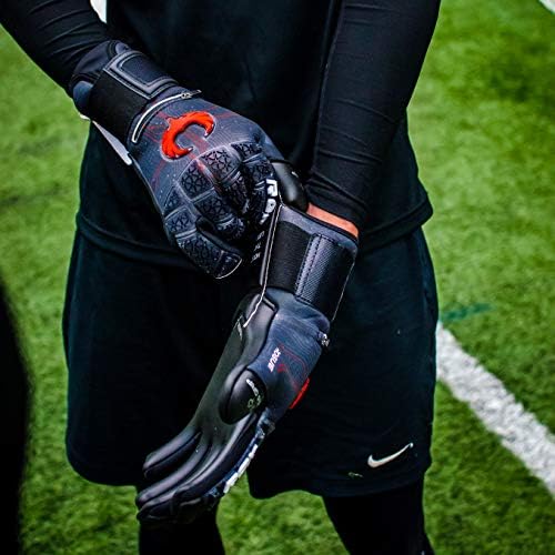 RENEGADE GK Limited Edition Roges Soccer Golman rukavice sa mikrobnim štitnikom Pro-Tek Fingersaves & 4 + 3 mm Giga Grip | Samo 1500 napravljeno za svaki stil | Sa sjedištem u SAD-u.