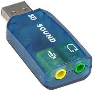 2-kanalni USB 2.0 eksterni Digitalni Adapter za zvuk - priključite slušalice i mikrofon preko USB porta!