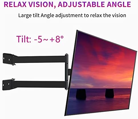 YGQZM Universal Full TV Motion 37 -65 LCD TV nosač zidova 32,5kg 600x400 LCD ravni ekran Podesivi TV štand