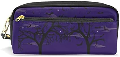 UNITESY HALLOWEEN Dark Forest Touch Case Žene šminke PU kožne kozmetičke torbe Kids School Portable Stacionarna