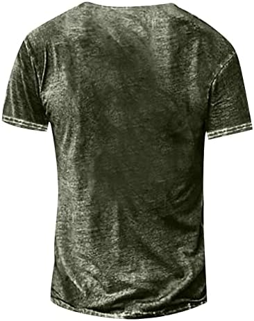 Košulja kratkih rukava MENS Retro fakultetska košulja Ljeto plus veličina Split Comfort Comfort Gumb