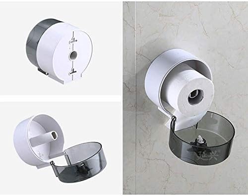 Xjjzs papirnati ručnik držač-toaletni držač za papir vodootporni nosači za papir za papir zidni toaletni tkivni tkivni valjani spremnik za spremanje za kupaonicu
