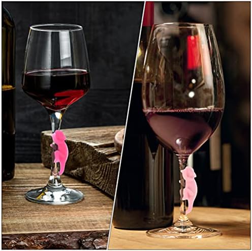 Doitool oznaka boce za piće 12kom silikonsko staklo za vino markeri za Lizard staklo za vino čari čari