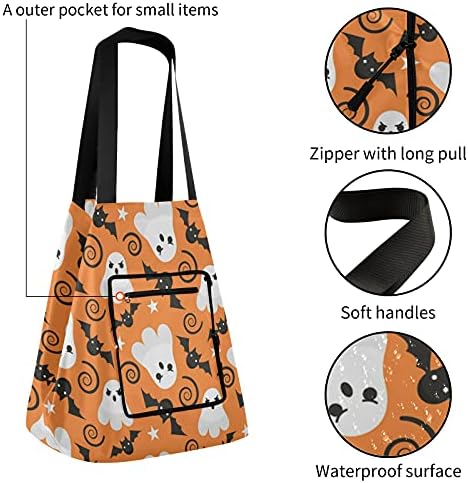 Ghost Happy Halloween palica sklopiva torba za rame višekratna torba za namirnice teška Školska torba