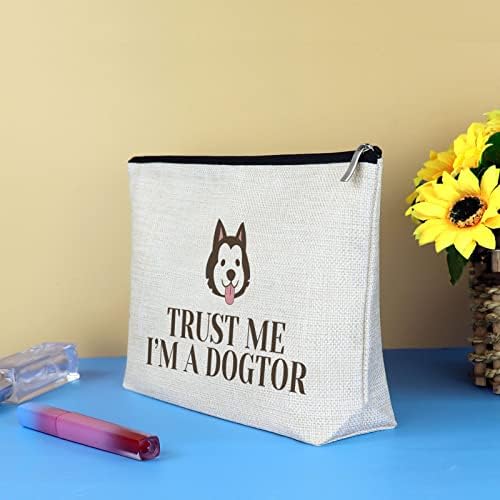 Funny veterinar Gift Dogtor Makeup Bag Vet Tech Gift veterinarski tehničar poklon za žene kozmetičke