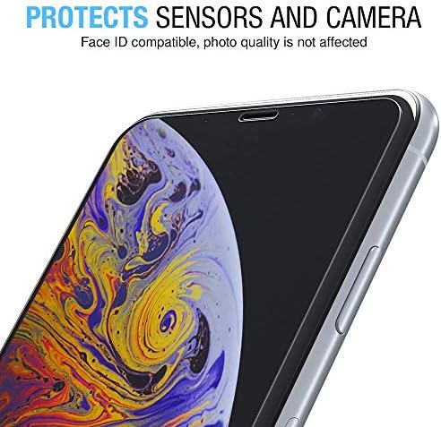 IFLASH iPhone XR, iPhone 11 stakleni zaštitnik ekrana, kristalno čisto kaljeno staklo zaštitnik ekrana za Apple iPhone 11 / XR 6.1 2018 2019-pogodan za futrole / bez mjehurića/3d dokaz dodira / ogrebotina / HD
