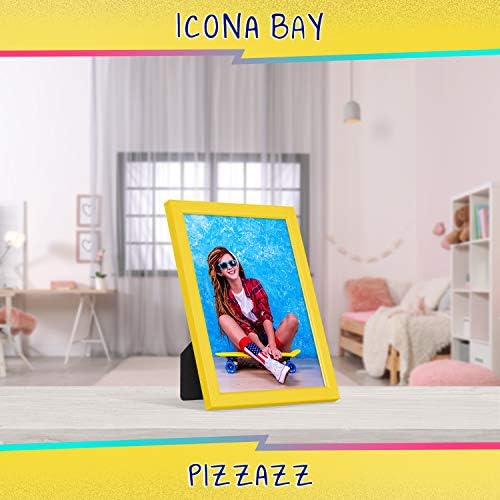 ICona Bay 5x7 okvir za slike, žuto obojeni Skandinavski stil Skandinavskog stila za fotografiju, Pizzazz Collection