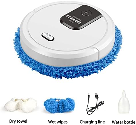 Qonioi New Lazy Home Smart, Robot za brisanje kućnog unosa, maha buka Automatsko podložno oblozi mokri i suh,