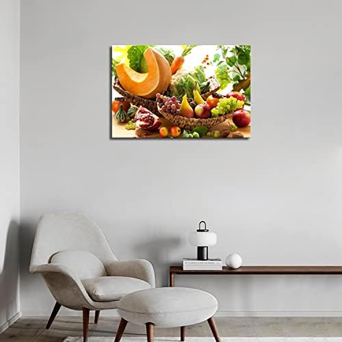 Šareno razno povrće i voće zidna Umjetnost Slika Slika Print na platnu hrana Slike Za poklon za uređenje doma