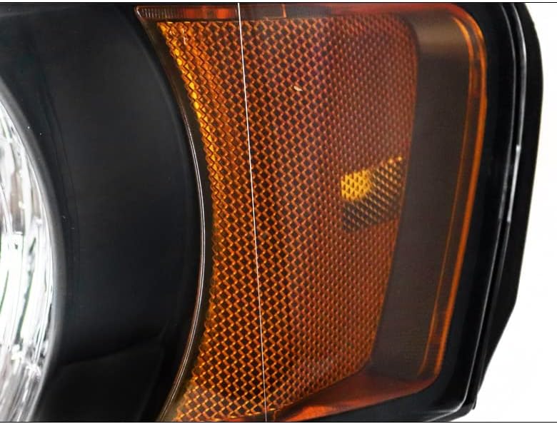 ZMAUTOPARTS zamjena Crni farovi farovi sa 6,25 Bijela LED DRL svjetla za 2008-2012 Ford Escape