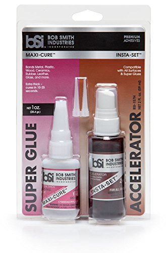 Bob Smith Industries BSI-157H Maxi Cure / Insta-Set Combo Pack, Clear & BSI-201 Quik-Cure Epoxy, Clear