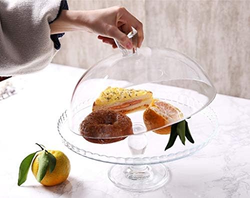 Cake Cover-Aoyanqi Glass Dome, Cafe Decorated cake Stand Chocolate sendvič hljeb degustacija ladica