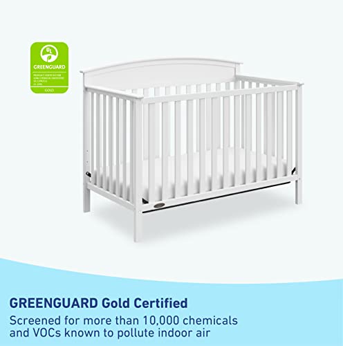 Graco Benton 5-u-1 konvertibilni krevetić-GREENGUARD Gold certificiran, odgovara standardnom dušeku za krevetić u punoj veličini & američka kompanija za bebe vodootporni krevetić i zaštitni pokrivač dušeka za malu djecu