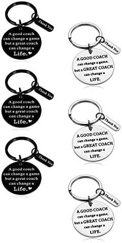 Aoxstno 3/6 Kom Thank You Gifts Keychain For Coach Best Coaches Gifts Appreciation Gifts Ključni Lanac Sa