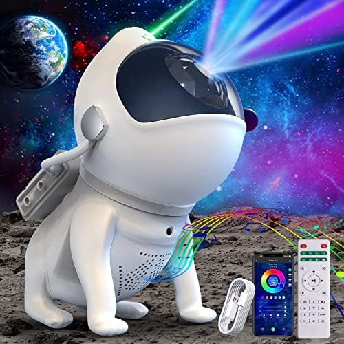 【Nova verzija】 Star projektor-Galaxy projektor Light, 6 In1 prostor pas projektor sa 21 režima boja, Bluetooth zvučnik, White Noise & Dual Contral, savršen noćno svjetlo projektor poklon za djecu odrasle