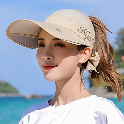 Jinf vizir elastični sunčevi šeširi, široko upijajuća ženska kapa iznesiva šešir znoje bejzbol kapice za bejzbol stil za ljeto