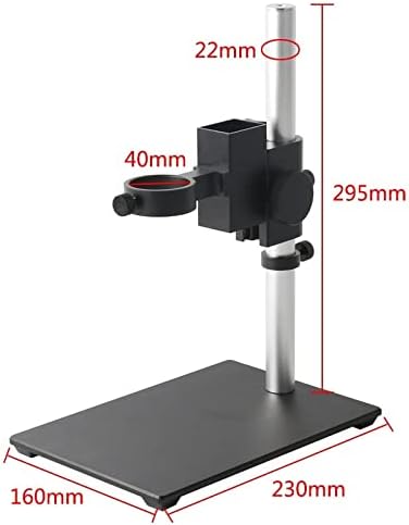 Laboratorijski mikroskop slajdova 100 x 130 x 56 LED digitalni zum mikroskop objektiv mikroskopa