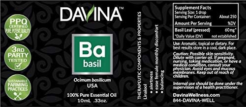 Basil čisto esencijalno ulje 10ml od Davine