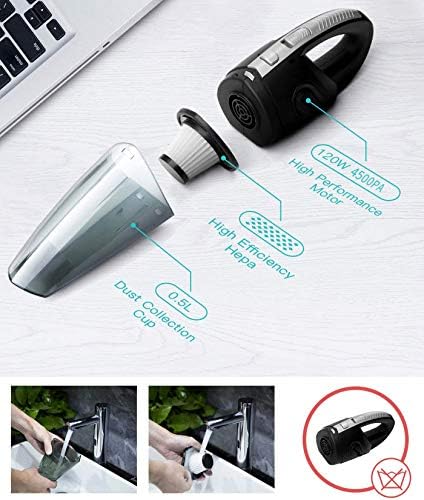 SZFY-Taiow Handheld vakuumski filteri Ažilni prijenosni vlažni suhi usisivač za automobilsku kosu kućnog ljubimca