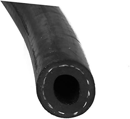 X-DREE crno gumeno crijevo za motorno ulje za prijenos 1m dugo 6mm Unutrašnji prečnik x 13mm od(Manguera de