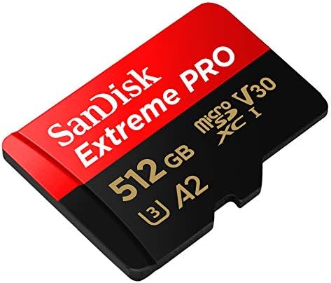 SanDisk 512GB Extreme Pro Durable, snima 4K UHD Video, 200MB / S čitanje i 140MB / s pisanje microSD UHS-I kartica za snimanje avanture na otvorenom i vikend putovanja