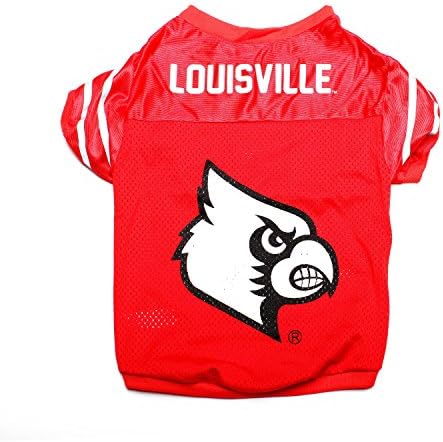 Roba za kućne ljubimce NCAA Louisville Cardinals Collegiate Pet Jersey, mali