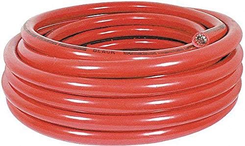 Brzi kabl 1/0 čvrsti PVC baterijski kabel, 60V, crvena, 25 ft - 200206-396-025
