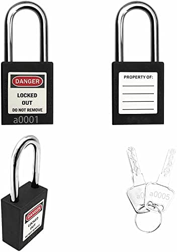 Lockout Tagout Lock - 5 Lolo sigurnosni katanac za zaključavanje oznaka izlaza i uređaja