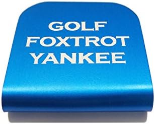Morale oznake Golf Foxtrot Yankee Clip za taktičke zakrpe