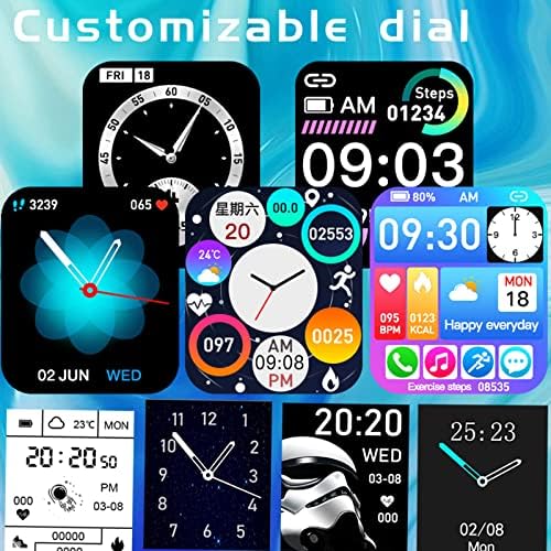 Yihou Smart Watch za Android telefone Kompatibilni iPhone Smart Watch s tekstom i pozivom fitness tracker Sport Watch Pedometar korak koraka San Smart Full Touch ScretWatches