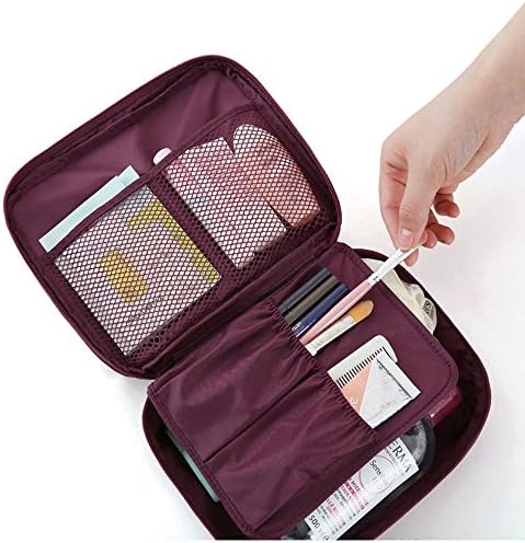 Stoota Žene Travel Kozmetička toaletna torba za šminku Torbica, patentna oprema za pranje torbica