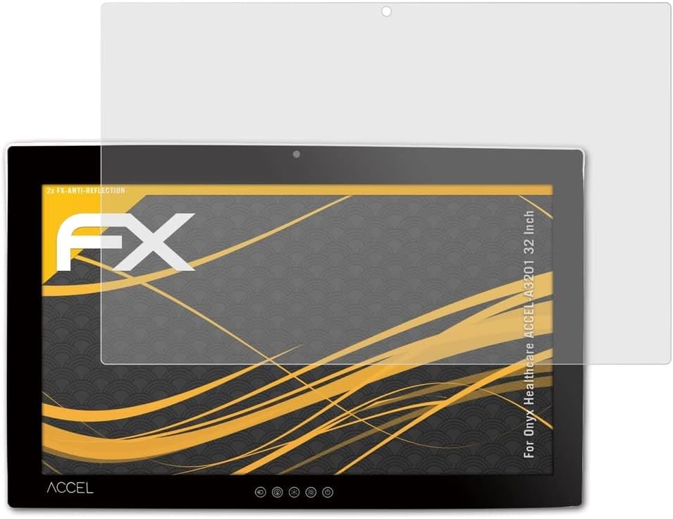 Atfolix zaštitnik ekrana kompatibilan sa Onyx Healthcare ACCEL-A3201 folijom za zaštitu ekrana od 32 inča, Antirefleksnom i FX zaštitnom folijom koja apsorbuje udarce