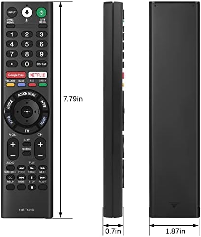 RMF-TX310U zamenski daljinski upravljač kompatibilan sa Sony 4K Smart BRAVIA TV modeli XBR-75x800G XBR-65x800g XBR-49X800G XBR-55X800G XBR-85x900F XBR-49X900F XBR-65x900F