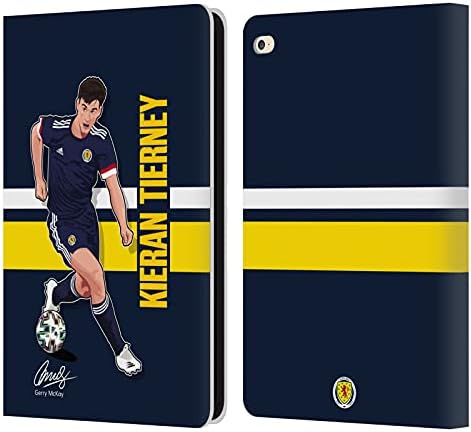 Dizajni za glavu Službeno licencirano Škotska Nacionalna fudbalska reprezentacija Kieran Tierney Players Covet Book Novčani poklopac Kompatibilan sa Apple iPad Air 2