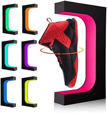 Plutajući ekran za cipele, levitacija držača za prikaz cipela sa 16 boja LED lampica za rotiranje